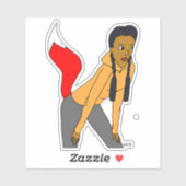 Foxy Girl Aufkleber (Blatt)