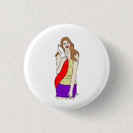 Foxy Girl Button