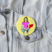 Foxy Girl Button (Beispiel)