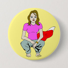 Foxy Girl Button