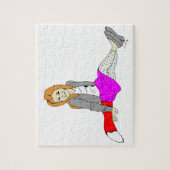 foxy girl button puzzle (Vertikal)