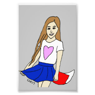 Foxy Girl Fotodruck