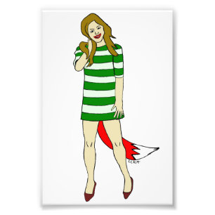 Foxy Girl Fotodruck
