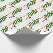 Foxy Girl Geschenkpapier (Ecke)