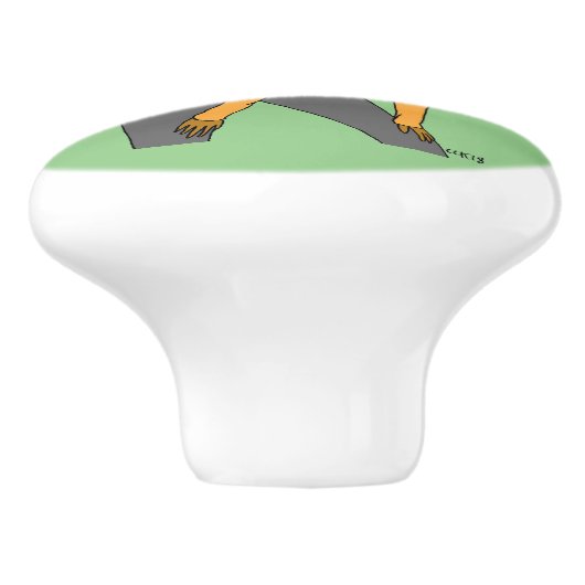 Foxy Girl Keramikknauf (Seitenansicht)