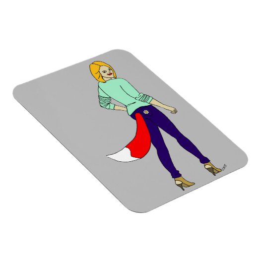 Foxy Girl Magnet (Rechte Seite)
