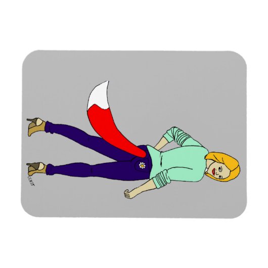 Foxy Girl Magnet (Horizontal)