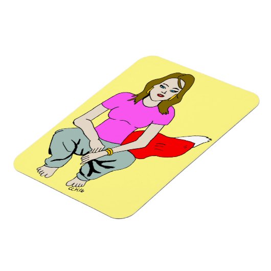 Foxy Girl Magnet (Linke Seite)