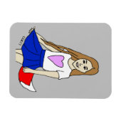Foxy Girl Magnet (Horizontal)