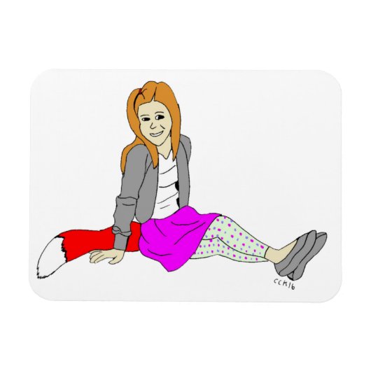 Foxy Girl Magnet (Horizontal)