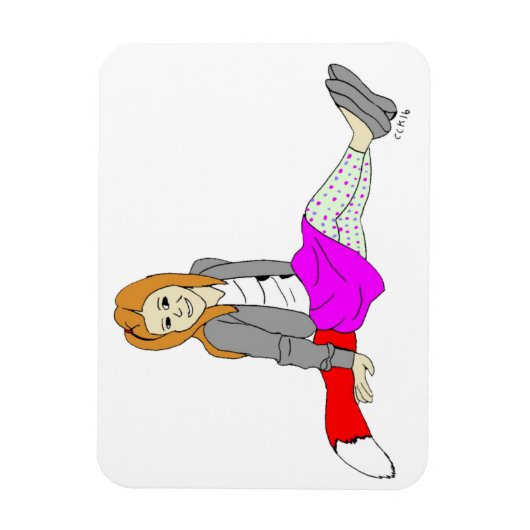 Foxy Girl Magnet (Vertikal)