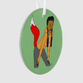 Foxy Girl Ornament (Vorderseite)
