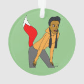 Foxy Girl Ornament (Rückseite)