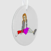 Foxy Girl Ornament (Vorderseite)