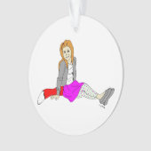 Foxy Girl Ornament (Vorderseite)