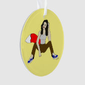 Foxy Girl Ornament (Vorderseite)