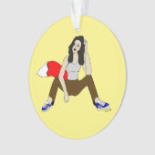 Foxy Girl Ornament (Vorderseite)