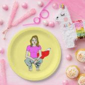 Foxy Girl Pappteller (Party)