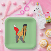 Foxy Girl Pappteller (Party)