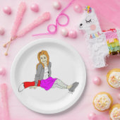 Foxy Girl Pappteller (Party)