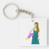 Foxy Girl Schlüsselanhänger (Vorderseite)