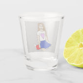 Foxy Girl Schnapsglas (Rückseite)