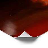 Foxy | Glossarpapier drucken Poster (Ecke)