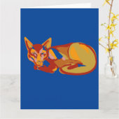 Foxy-Grafikkarte Karte (Gelbe Blume)
