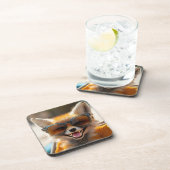 Foxy-Grin Getränkeuntersetzer (Rechte Seite)