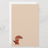 Foxy Hearts Briefpapier (Vorne/Hinten)
