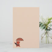 Foxy Hearts Briefpapier (Stehend Vorderseite)