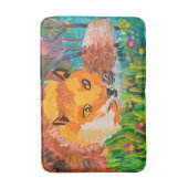 Foxy in Forest Badematte (Vorderseite Vertikal)
