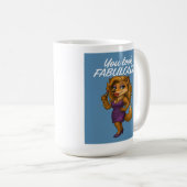 Foxy in Lila Kaffeetasse (VorderseiteRechts)