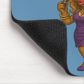 Foxy in Lila Mousepad (Ecke)