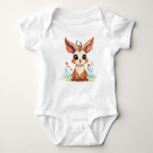 Foxy Jacalope Baby Strampler (Vorderseite)