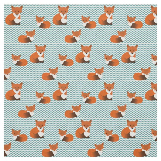 Foxy kleine Füchse Stoff (Muster)