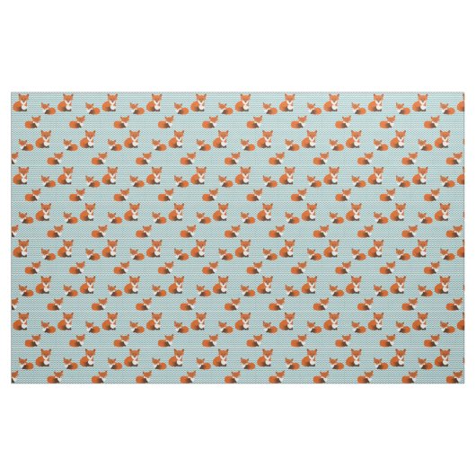Foxy kleine Füchse Stoff (Fat Quarter (45,7 x 55,9 cm))