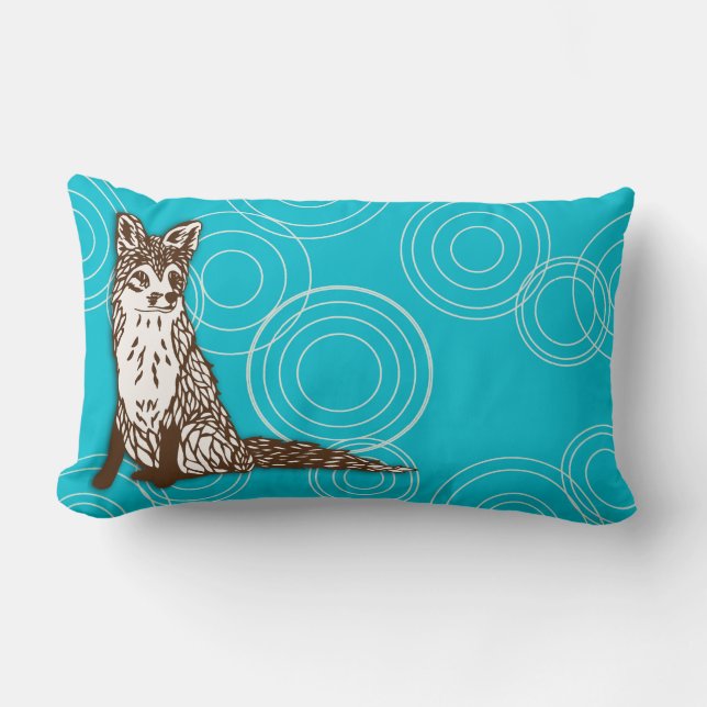 Foxy Kreise Lendenkissen (Vorderseite)