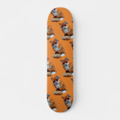 Foxy KunstSkateboard 19.7cm, extravaganter Fox Skateboard (Vorne)