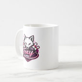 Foxy Ladies Bowling-Team-Logo Kaffeetasse (Vorderseite Links)