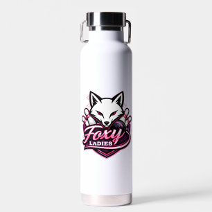 Foxy Ladies Bowling-Team-Logo Trinkflasche