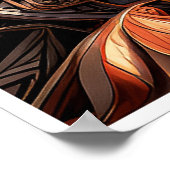 Foxy Lady Art Print Poster (Ecke)