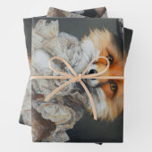 Foxy Lady Fox Decoupage Paper Geschenkpapier Set (Beispiel)