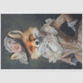 Foxy Lady Fox Decoupage Seidenpapier (Vorderseite)