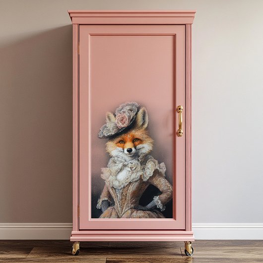 Foxy Lady Fox Decoupage Seidenpapier