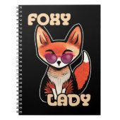 Foxy Lady | Niedlich Fox Notizblock (Vorderseite)