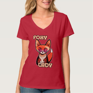 Foxy Lady   Niedlich Fox T-Shirt