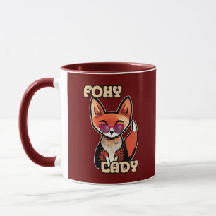 Foxy Lady Niedlich Fox Tasse