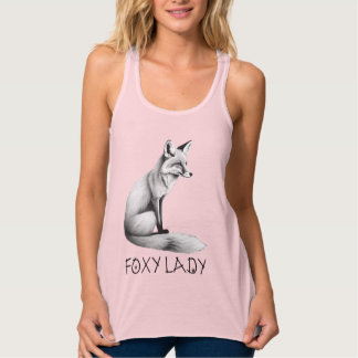 Foxy Lady - Racerback Tank Top