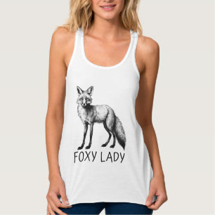 Foxy Lady - Racerback Tank Top
